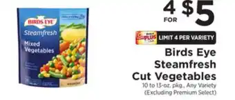 ShopRite Steamfresh cut vegetables offer