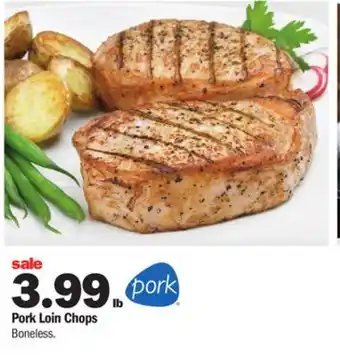 Meijer Pork loin chops offer