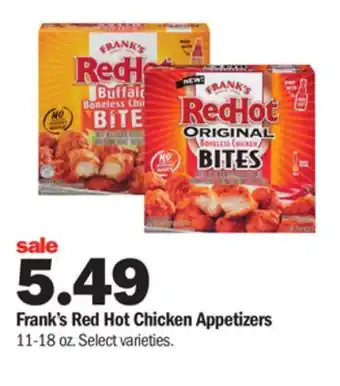 Meijer Frank's red hot chicken appetizers offer