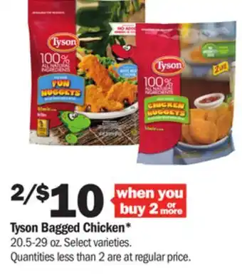 Meijer Tyson bagged chicken offer