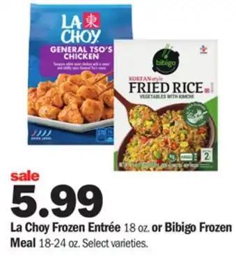 Meijer La choy frozen entrée 18 oz. or bibigo frozen meal 18-24 oz offer