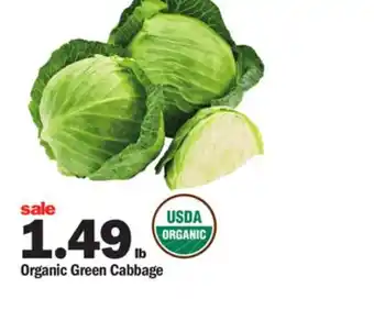 Meijer Organic green cabbage offer
