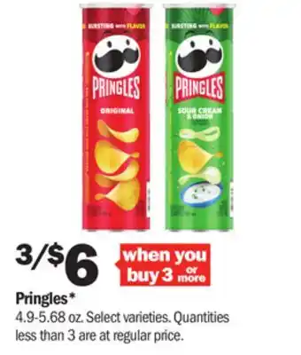 Meijer Pringles offer