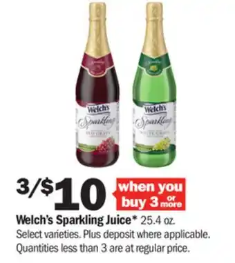 Meijer Welch's sparkling juice offer