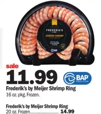 Meijer Frederik's by meijer shrimp ring offer