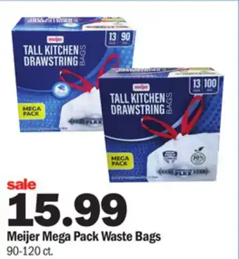 Meijer Meijer mega pack waste bags offer
