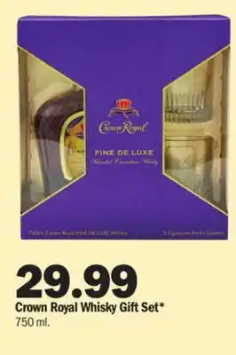 Meijer Crown royal whisky gift set offer
