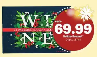 Meijer Holiday bouquet offer