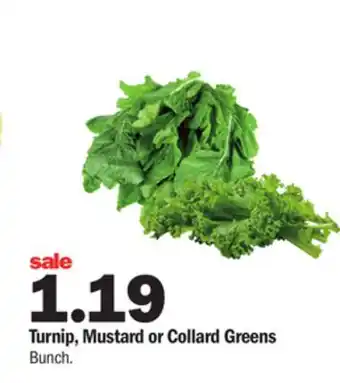 Meijer Turnip, mustard or collard greens offer