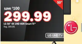 Meijer Lg 50 4k uhd hdr smart tv offer