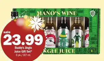Meijer Buddy's jingle juice gift set offer