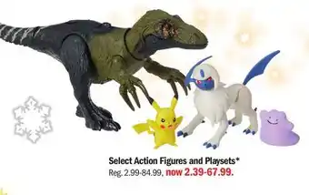 Meijer Select action figures and playsets offer