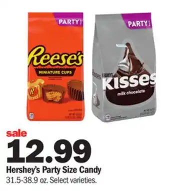 Meijer Hershey's party size candy offer