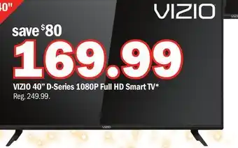 Meijer Vizio 40 d-series 1080p full hd smart tv offer