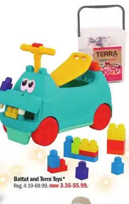 Meijer Battat and terra toys offer