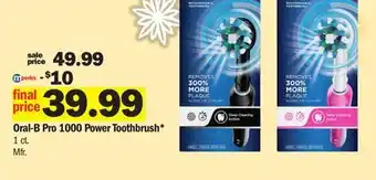 Meijer Oral-b pro 1000 power toothbrush offer