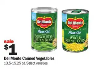 Meijer Del monte canned vegetables offer