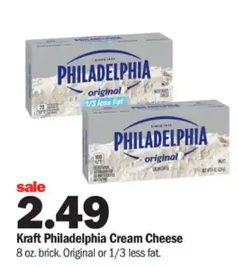 Meijer Kraft philadelphia cream cheese offer