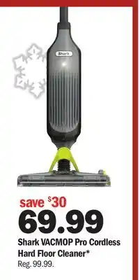 Meijer Shark vacmop pro cordless hard floor cleaner offer