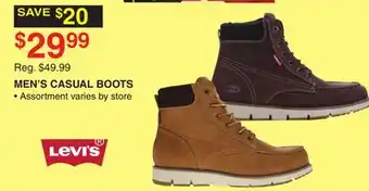Dunham's Sports Levi's men's casual boots offer