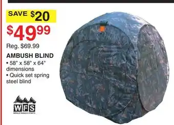 Dunham's Sports Wfs ambush blind offer