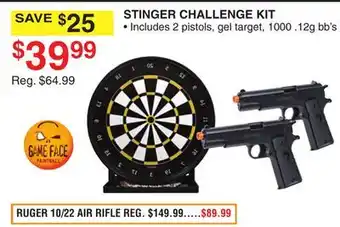 Dunham's Sports Stinger challenge kit offer