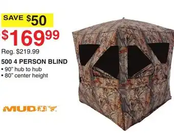 Dunham's Sports Muddy 4 person blind offer