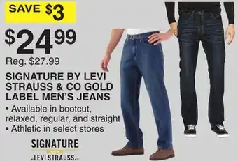 Dunham's Sports Signature by levi strauss & co gold label men's jeans offer