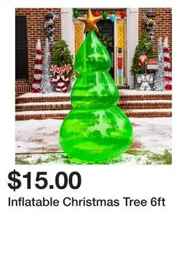 Five Below Inflatable christmas tree 6ft offer