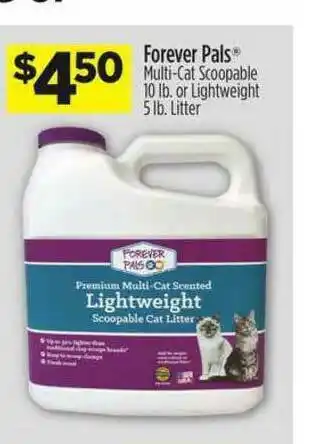 Dollar General Forever Pals Multi-cat Scoopable offer