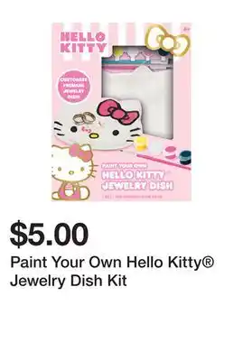 Five Below Paint your own hello kitty jewelry dish kit offer