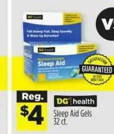 Dollar General Dg Heatlh Sleep Aid Gels offer