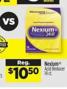 Dollar General Nexium Acid Reducer offer
