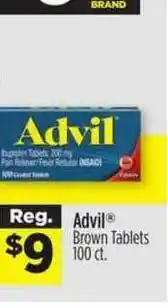 Dollar General Advil Brown Tablets offer
