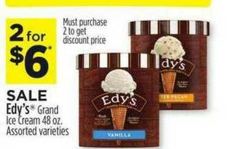 Dollar General Edy's Grand Ice Cream offer