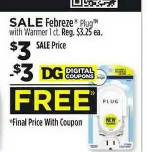 Dollar General Febreze Plug With Warmer offer