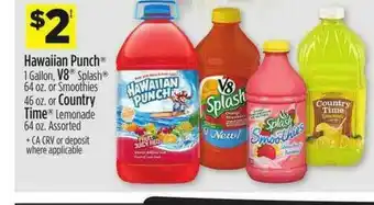 Dollar General Hawaiian Punch V8 Or Country Time offer