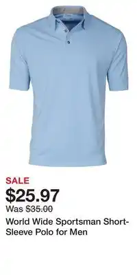 Cabela's World wide sportsman short-sleeve polo for men offer