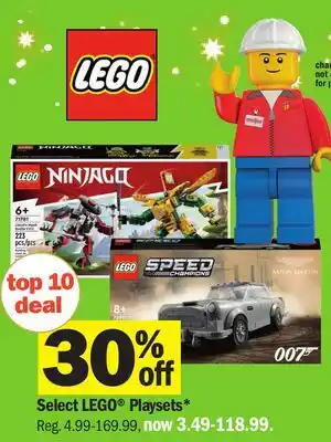 Meijer Select lego playsets offer