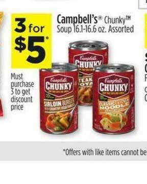 Dollar General Campbell's Chunky Soup offer
