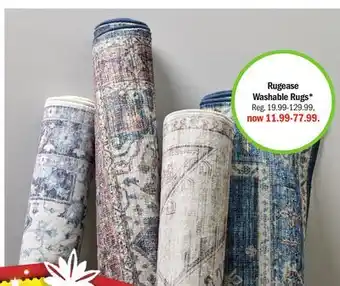 Meijer Rugease washable rugs offer