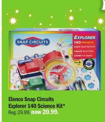 Meijer Elenco snap circuits explorer 140 science kit offer