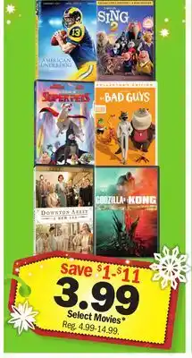 Meijer Select movies offer