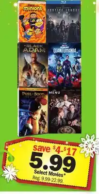 Meijer Select movies offer