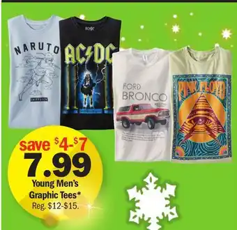 Meijer Young men's graphic tees offer
