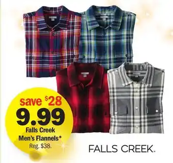 Meijer Falls creek men's flannels offer