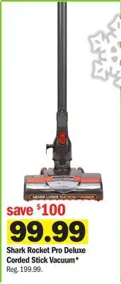 Meijer Shark rocket pro deluxe corded stick vacuum offer