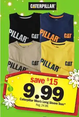 Meijer Caterpillar men's long sleeve tees offer