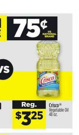 Dollar General Crisco Vegetable Oil offer