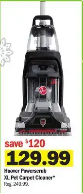 Meijer Hoover powerscrub xl pet carpet cleaner offer